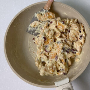 雪Q餅材料比例分享，第六步攪拌均勻