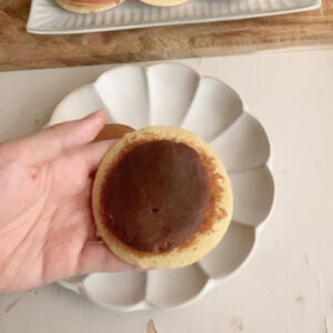 銅鑼燒做法：紅豆餡