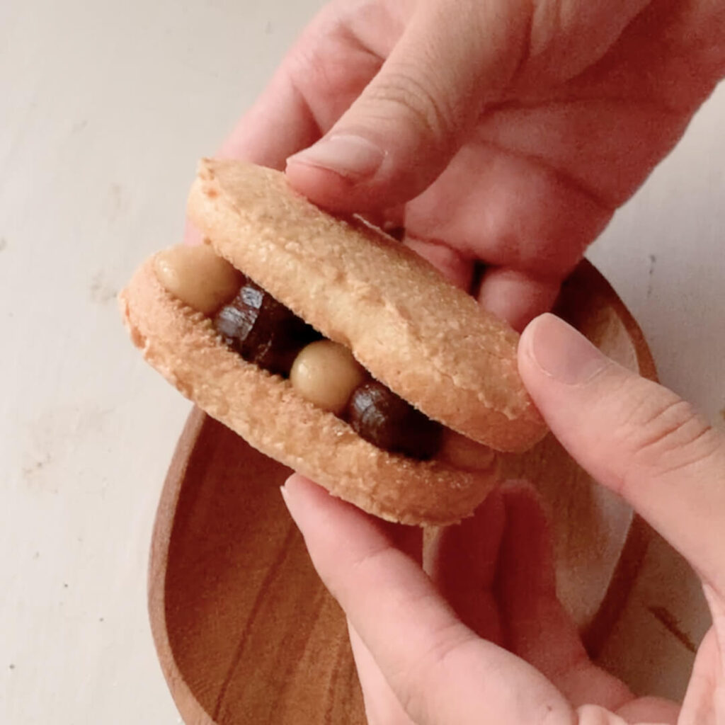 達克瓦茲食譜分享：花生巧克力口味